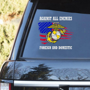 Against All Enemies Foreign And Domestic - Decal
