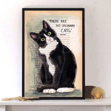 There Are  No Ordinary Cats - Matte Canvas, Gift for you, gift for her, gift for him, gift for cat lover