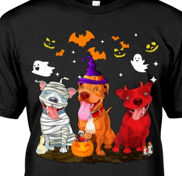 Pitbull Halloween Classic T-Shirt