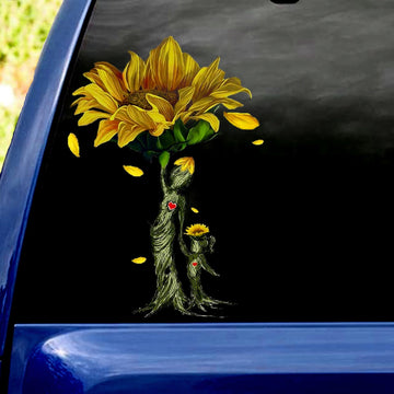 Mother and Daughter Sunflower - Decal