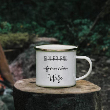 Wife Campfire Mug - Proposal Gift For Wife - Newly Wedding Gift