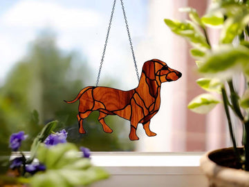 DACHSHUND Dog Window Decor Ornament 08