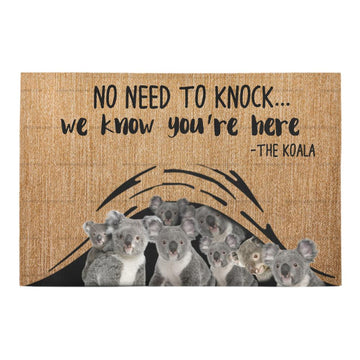 Koala No Need to Knock doormat