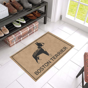 Boston Terriers Dogbell Doormat