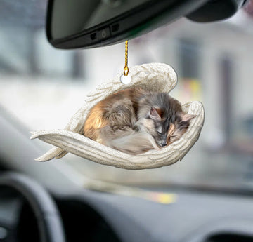 Cat Sleeping Angle Cat Lovers - One side Ornament