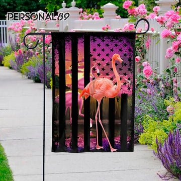 Flamingo Pink American Garden Flag