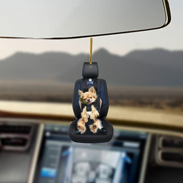 Chihuahua car seat chihuahua lovers  ornament