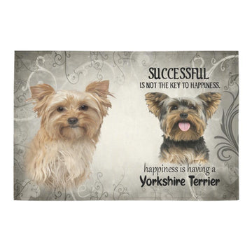 Yorkshire Terrier Happiness Doormat