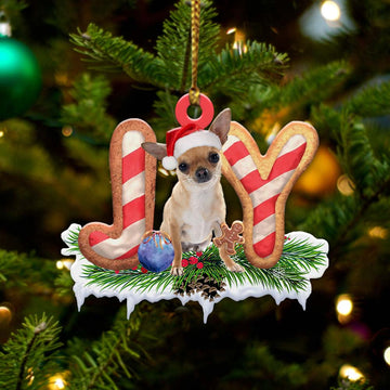 Chihuahua's Joy Of Christmas- One Sided Ornament