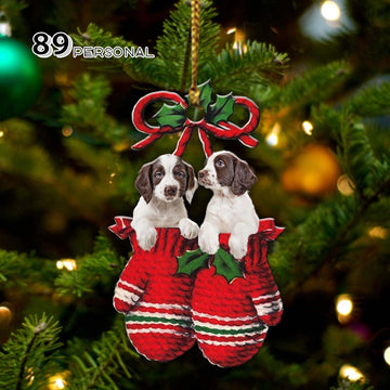 English Springer Spaniel Inside your gloves Christmas Holiday - One Sided Ornament