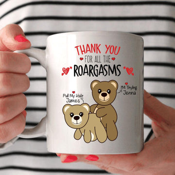 Couple Funny Personalized Mug Thank You For All