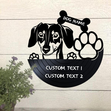 Dog lovers Welcome To Family Personalized Acrylic Sign