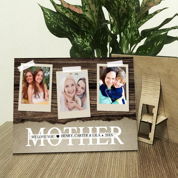 Mother's Day We Love You Mom Personalized Woodprint, gift for Mother, gift for Mother's Day