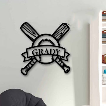 Baseball is life 2 - Personalized Cut Metal Sign