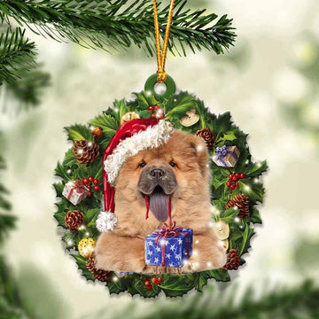 Chow Chow and Christmas gift for her gift for him gift for Chow Chow lover ornament