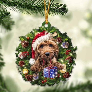 Cockapoo and Christmas gift for her gift for him gift for Cockapoo lover ornament