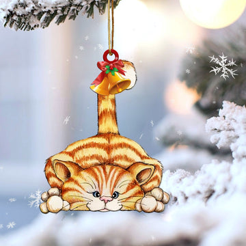 Cat bell ring gift for cat gift for cat mom ornament