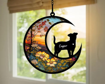 Personalized Dog Memorial Gifts Loss of Dog Gift, Dog Memorial Gift, Pet Memorial Gifts, Pet Loss Gifts, Dog Shaped Suncatcher