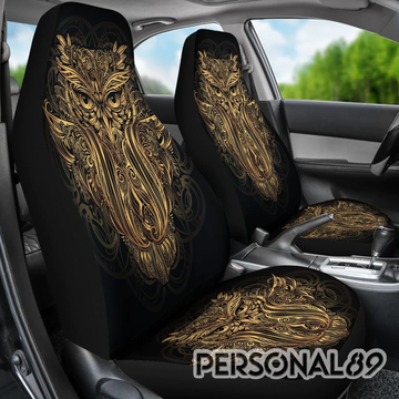 Golden Owl Car Seat Covers