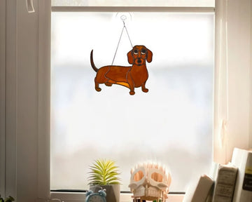 DACHSHUND Dog Window Decor Ornament 05
