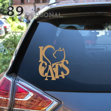 Love Cats More Than Everything Decal