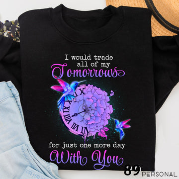 Widow Humming Bird Just One More Day With You - Black Standard T-Shirt