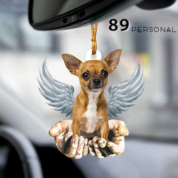 Angel Chihuahua God's Present - Two sides ornament