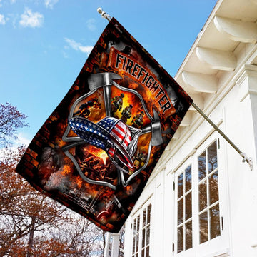 Firefighter. Never Forget Flag THN2146F - House Flag