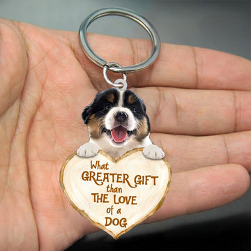 Australian Shepherd What Greater Gift Than The Love Of A Dog Acrylic Keychains Dog Keychain, Australian Shepherd Lover, Australian Shepherd Gift