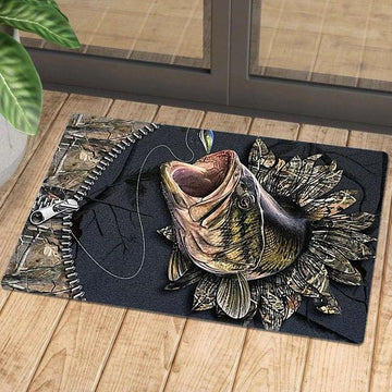 Bass Fishing Unique  - Doormat
