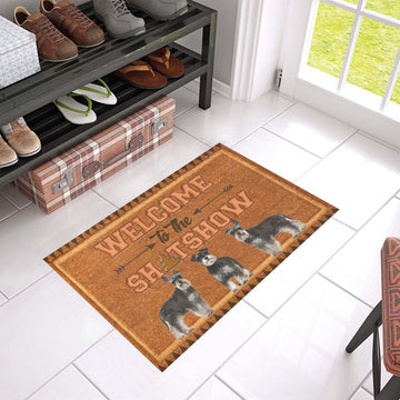 Schnauzer Welcome To The Shit Show - Doormat