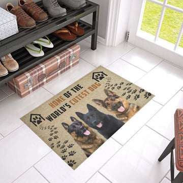 German Shepherd Home of Cutest Dog Doormat