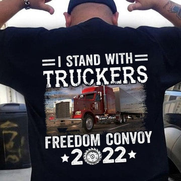 I stand with trucker freedom convoy 2022 - Standard T-shirt