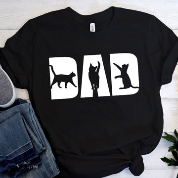Cat Dad Lovers  - Standard T-shirt