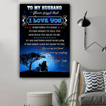 You Are My Best Friend My Soulmate My Everything Poster Gift For Husband For Biker