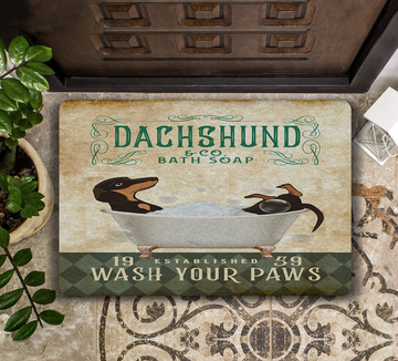 Dachshund Bath Soap- Doormat
