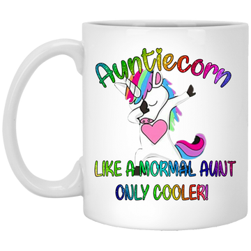 Auntiecorn Like A Normal Aunt Only Cooler - White Mug