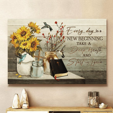 EVERY DAY IS A NEW BEGINNING JESUS - Matte Canvas