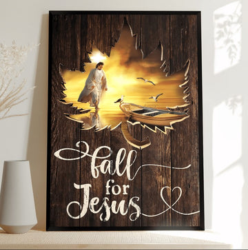 FALL FOR JESUS - Matte Canvas