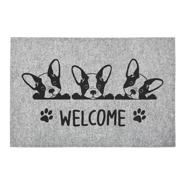French Bulldog Welcome doormat