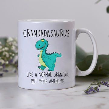 Grandadasaurus Like A Normal Grandpa But More Awesome Mug Gift For Grandpa