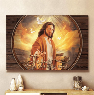 JESUS IS COMING JESUS CHRIST - Matte Canvas