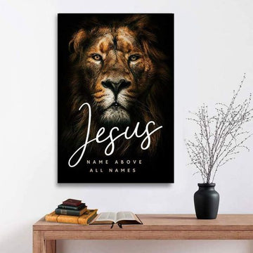 Jesus name above all names - Matte Canvas