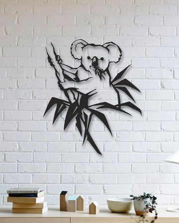 Koala Tree | Decor | Wall Art - Cut Metal Sign