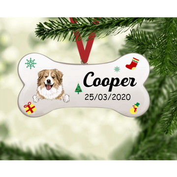 Dog Lovers Customized Christmas Ornament, Gift for Dog lovers, Christmas Decor, Christmas gift