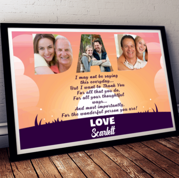 For The Wonderful Person You Are Personalized Poster Landscape