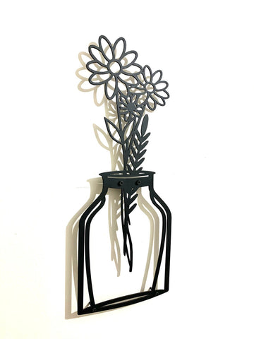 Spring Flowers (Design 1) - Cut Metal Sign