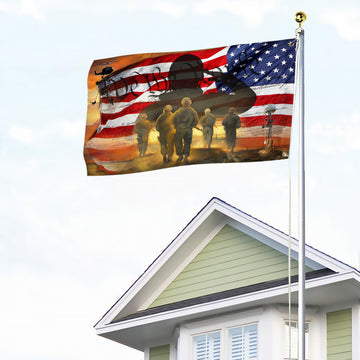 U.S. Veteran We The People Patriot American Flag - House Flag