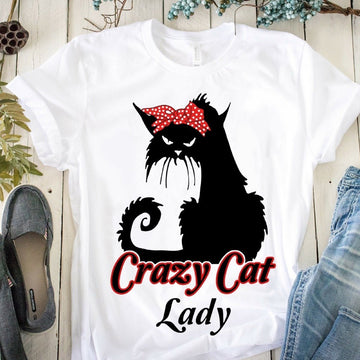 Cat charming Crazy T-Shirt S M L XL 2XL 3XL 4XL 5XL