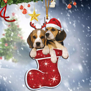 Beagle Custom Shaped Ornament, hallmark christmas ornaments